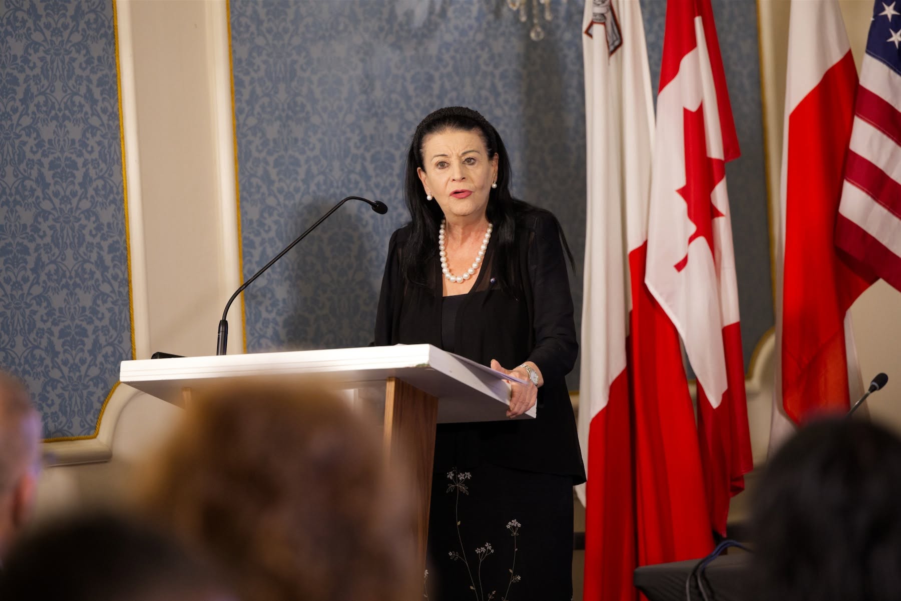 Her Excellency the President of Malta, Myriam Spiteri Debono.