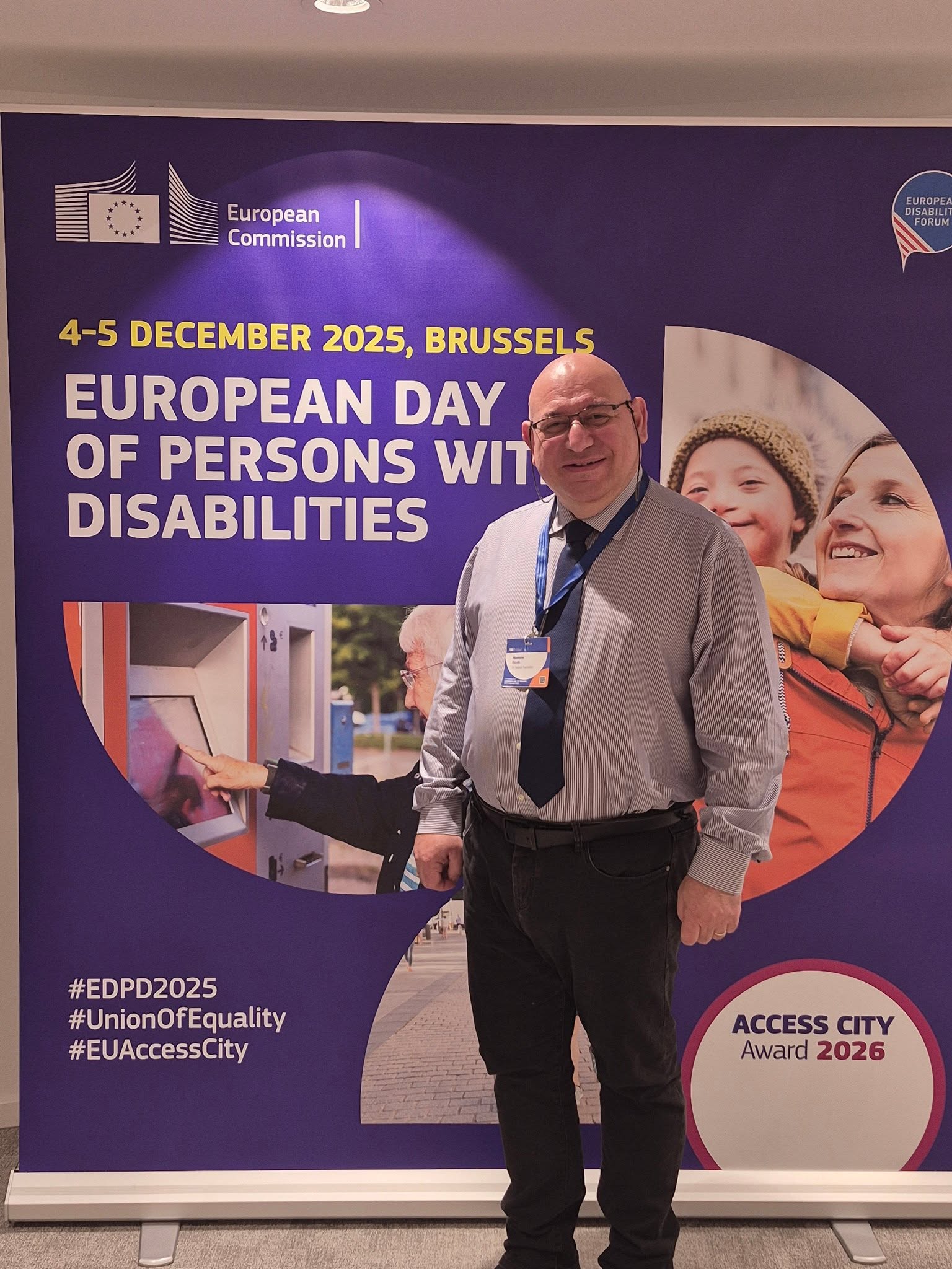 Guest Delegates at the European Commission Conference celebrating the European Day of Persons with Disabilities in Brussels